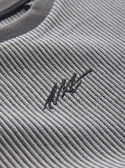 Next Gris - T-shirt texturé Manches courtes (3-16ans) Hot