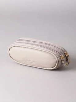 Lakeland Leather - Étui Lakeland en cuir à deux verres Gris