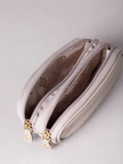 Lakeland Leather - Étui Lakeland en cuir à deux verres Gris