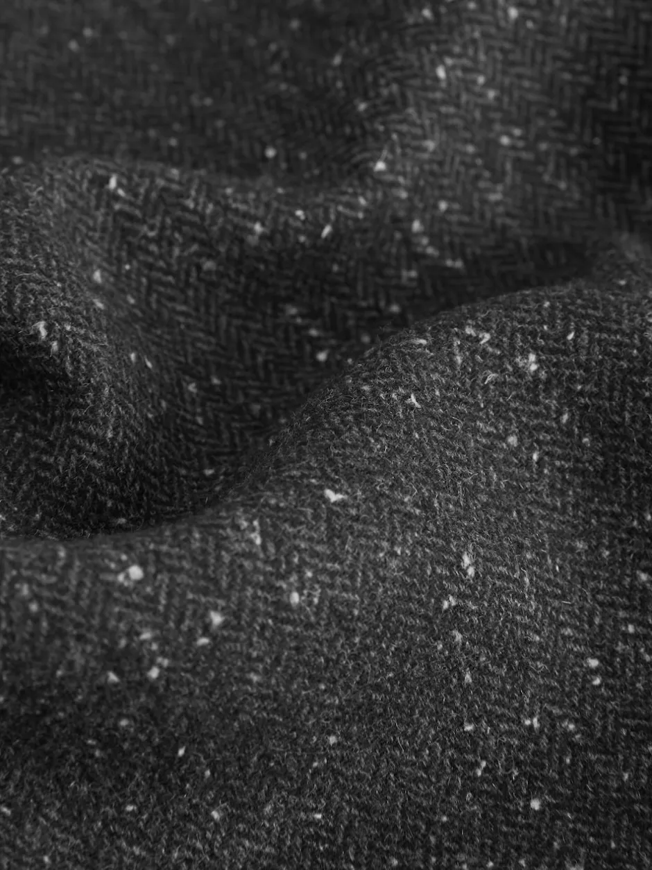 Next Gris - Veste à Chevrons texturée en laine Outlet