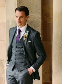 Skopes Gris - Veste de costume texturée Fox habillée Best