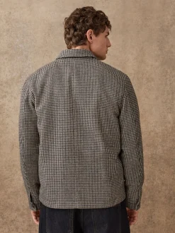 Next Gris - Veste élégante à deux poches en dents de poule Discount