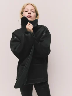 Next Gris - Veste réversible imitation peau de mouton Online