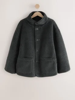 Next Gris - Veste réversible imitation peau de mouton Online