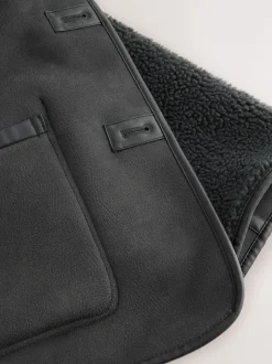 Next Gris - Veste réversible imitation peau de mouton Online