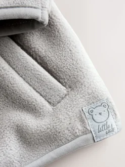 Next Gris - Veste zippée bébé en micro polaire (0mois-2ans) Discount