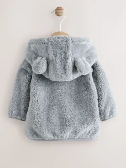 Next Gris - Veste zippée en polaire bébé