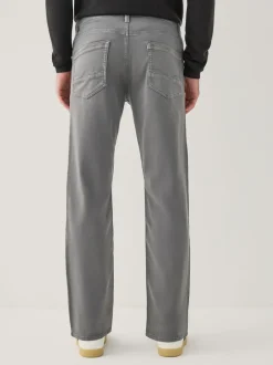 Next Gris anthracite - - Jeans stretch de confort Ajustement droit Online