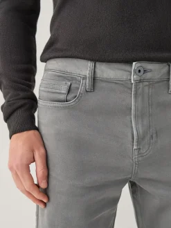 Next Gris anthracite - - Jeans stretch de confort Ajustement droit Online