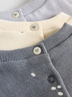 Next Gris anthracite & Crème - Ensemble 6 pièces pour bébé sweat et jogging (0mois2ans)