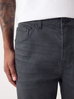 Next - Jeansextensible classique coupe fuselée régulière Gris anthracite Discount