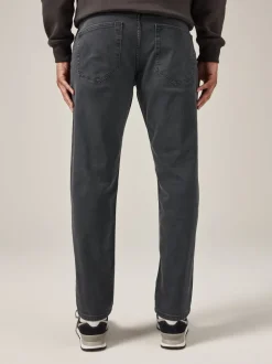 Next - Lit 1 place - Coupe ajustée Classic Jeans extensibles Gris anthracite Clearance