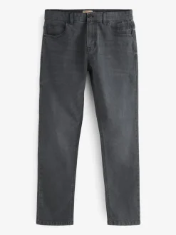 Next - Lit 1 place - Coupe ajustée Classic Jeans extensibles Gris anthracite Clearance