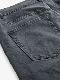 Next - Lit 1 place - Coupe ajustée Classic Jeans extensibles Gris anthracite Clearance