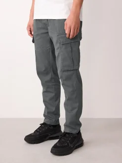 Next Gris anthracite - - Pantalon cargo stretch en coton Skinny Fit (Skinny Fit) Best