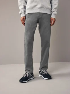 Next - Slim Fit (Slim Fit) - Jeans stretch de confort Gris anthracite Online