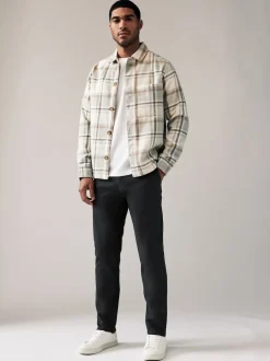 Next - Slim Fit (Slim Fit) - Pantalon chino stretch Gris anthracite Hot