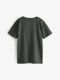 Next - T-shirt Manches courtes (3-16ans) Gris anthracite Clearance