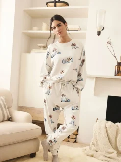 Next Gris Charlie le Cockapoo - Pyjama à manches longues New