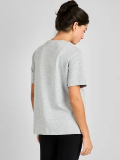 Jojo Maman Bébé - T-shirt de maternité oversize Gris chiné Outlet