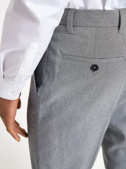 Next - Ajustement régulier - Pantalon intelligent stretch Gris clair Online