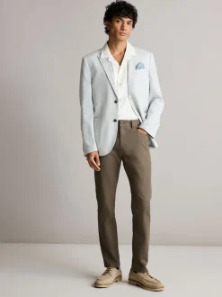 Next Gris clair - Ajustement régulier - Blazer Linen Blend New