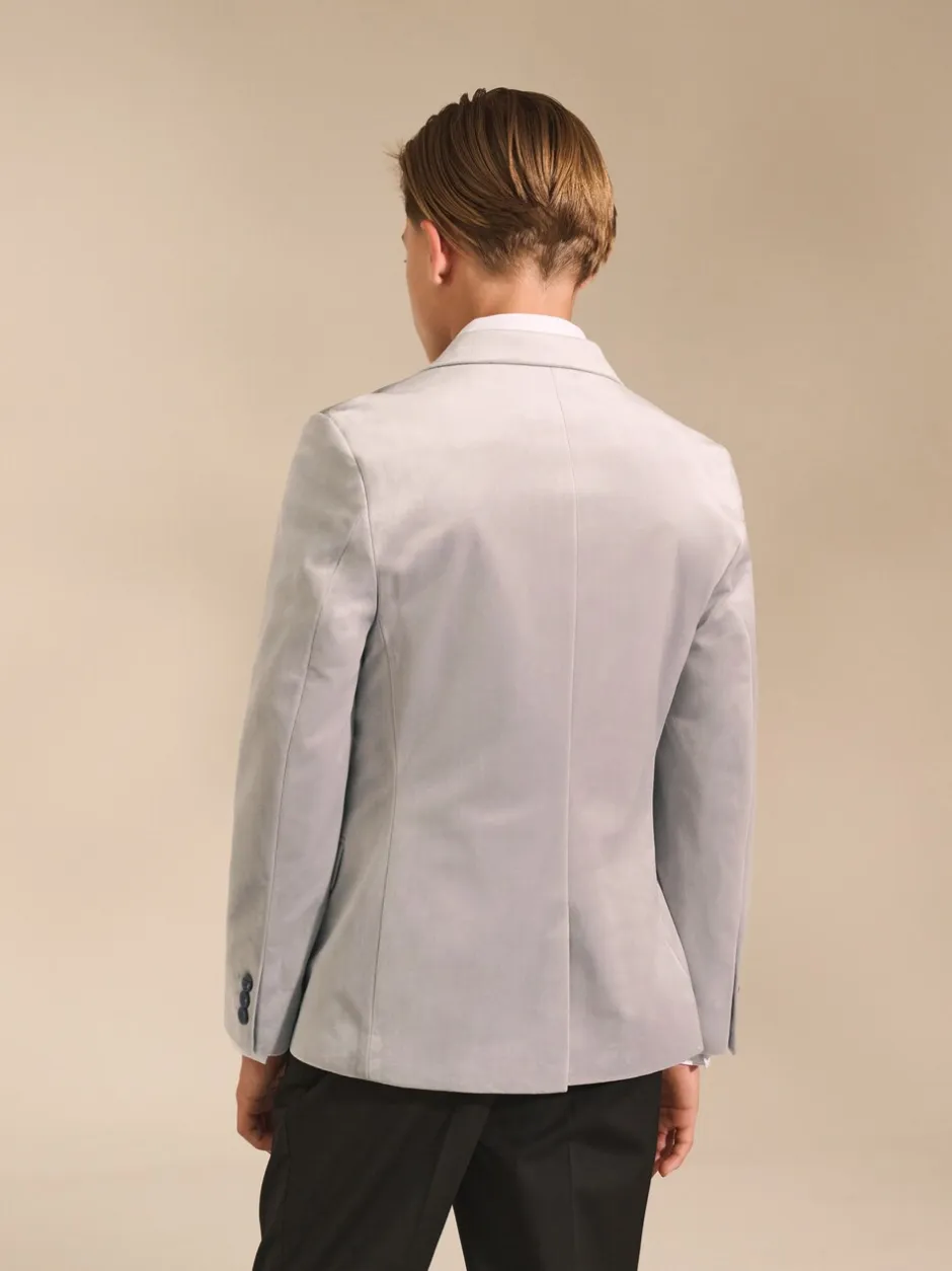 Next Gris clair - Blazer en velours (3-16ans)