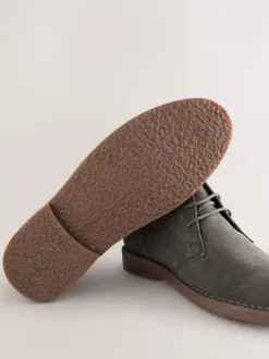 Next - Bottes de désert de Suede Gris clair Sale