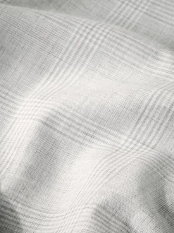 Next Gris clair à carreaux - Chemise Signature Premium texturée Best