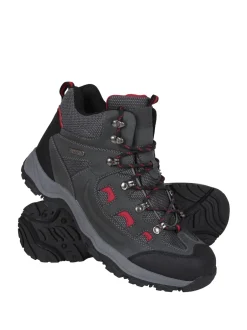 Mountain Warehouse - Chaussures de randonnée Adventurer imperméables pour homme Gris clair Discount