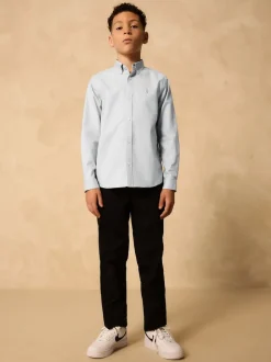 Next - Chemise Oxford (3-16ans) Gris clair Outlet