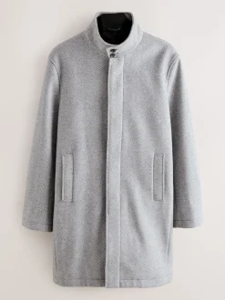 Next Gris clair - Gilet en laine à chevrons Manteau matelassé Best