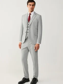 Next Gris clair - Gilet extensible Motionflex à coupe régulière Best