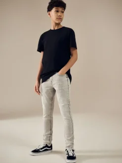 Next - Jeans extensibles (3-17yrs) Gris clair Clearance