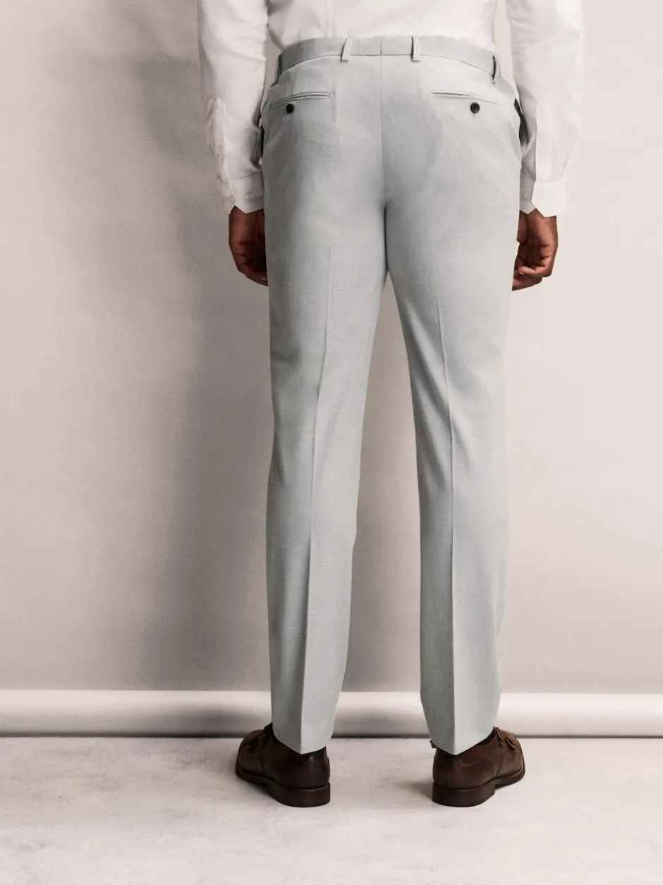 Next Gris clair - Moulant - Pantalons extensibles à taille élastiquée Motionflex New