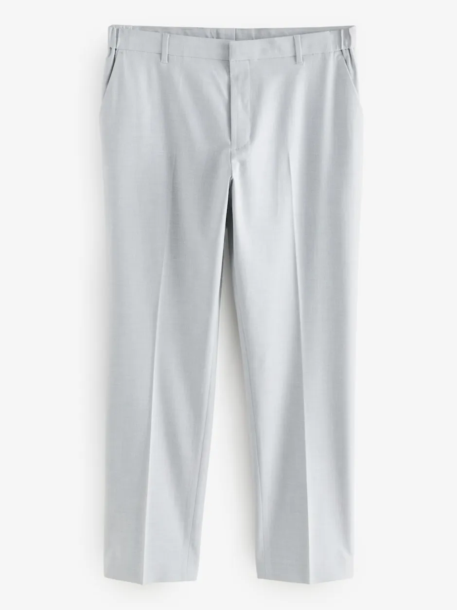 Next Gris clair - Moulant - Pantalons extensibles à taille élastiquée Motionflex New