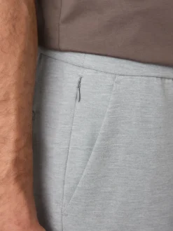 Next Gris clair - Pantalon élégant à taille élastique avec contenu en laine Clearance