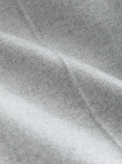 Next Gris clair - Pantalon élégant en coton brossé coupe classique Clearance