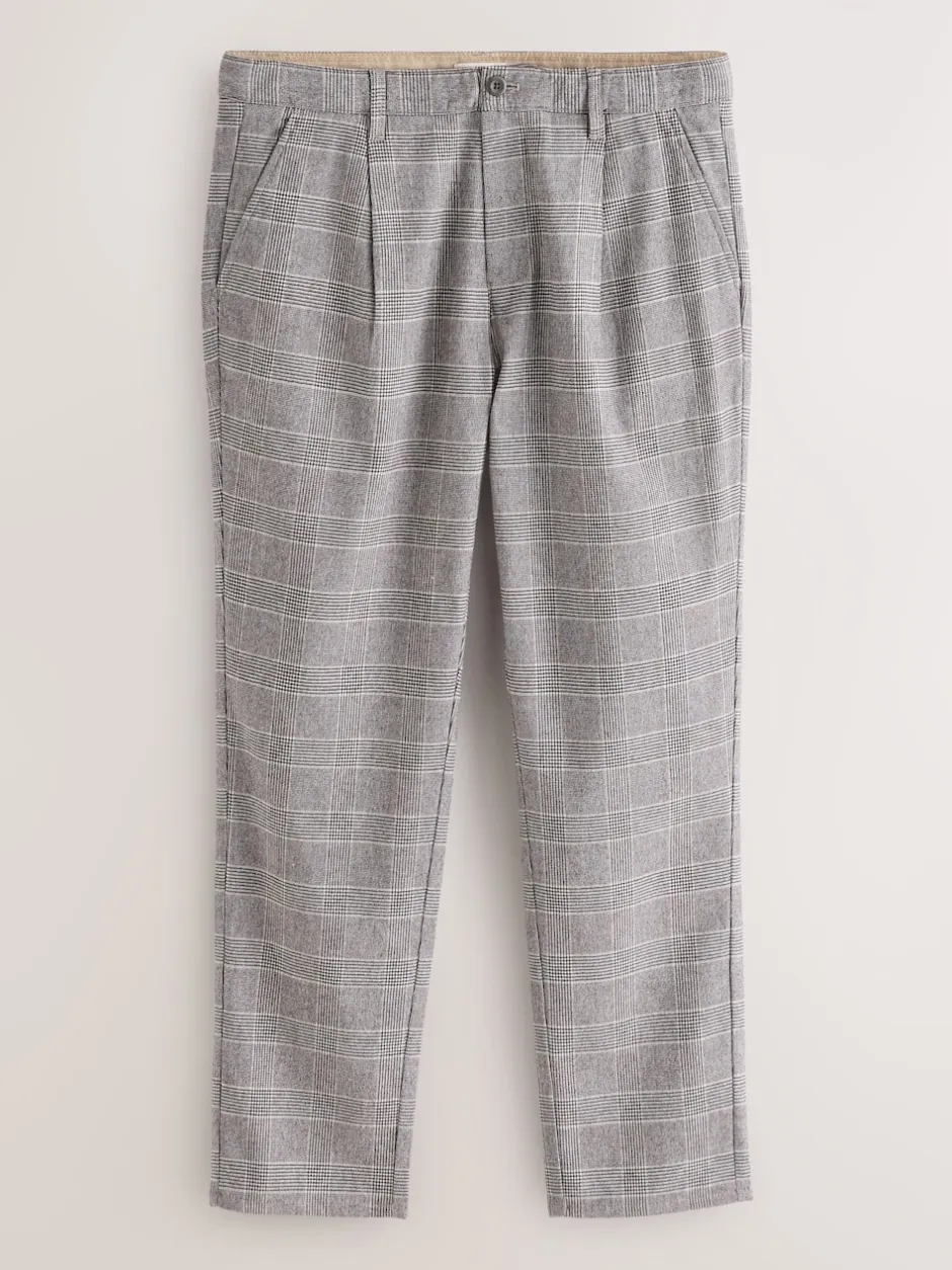 Next Gris clair - Pantalon plissé Signature Heritage Clearance