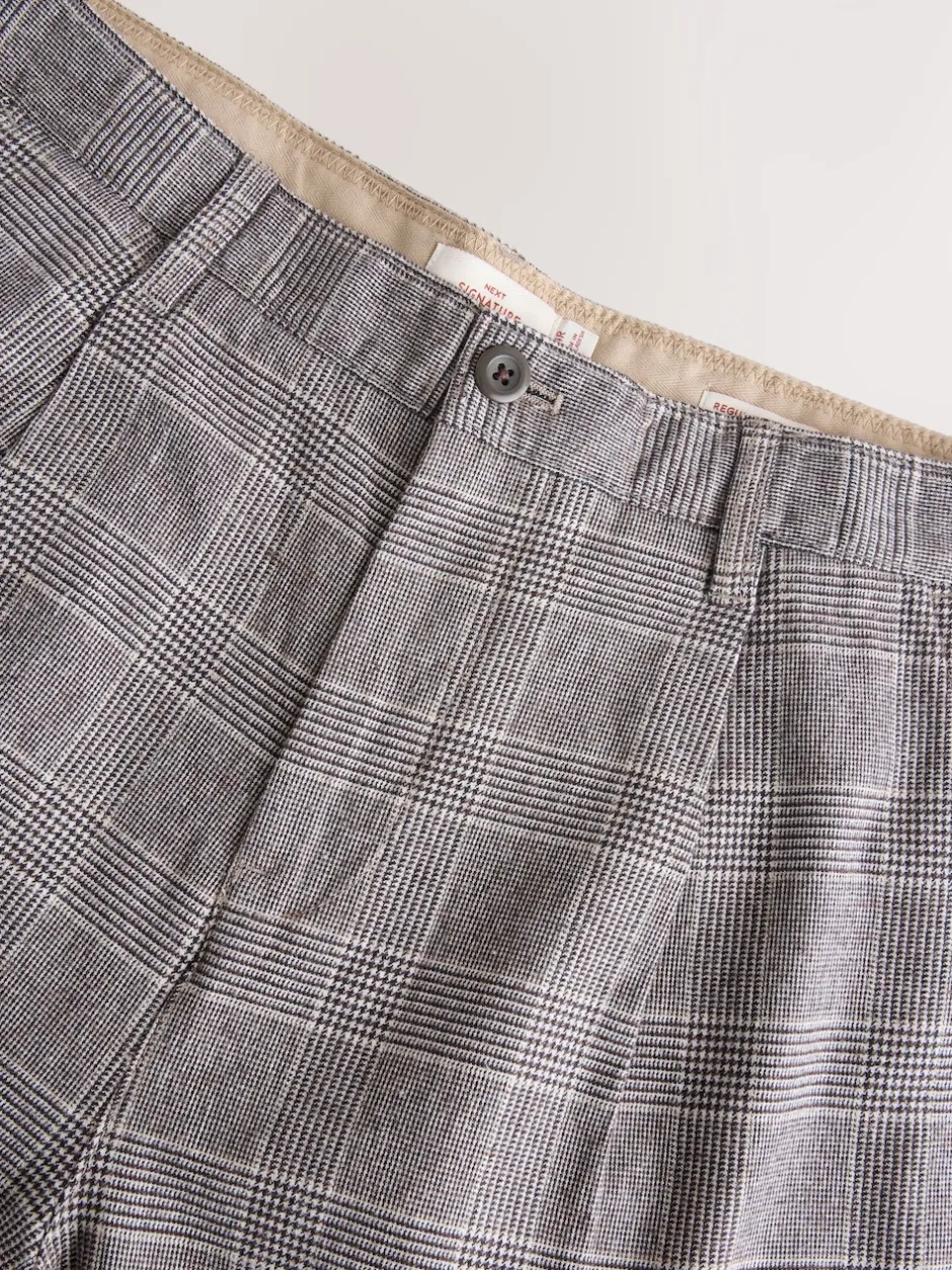 Next Gris clair - Pantalon plissé Signature Heritage Clearance