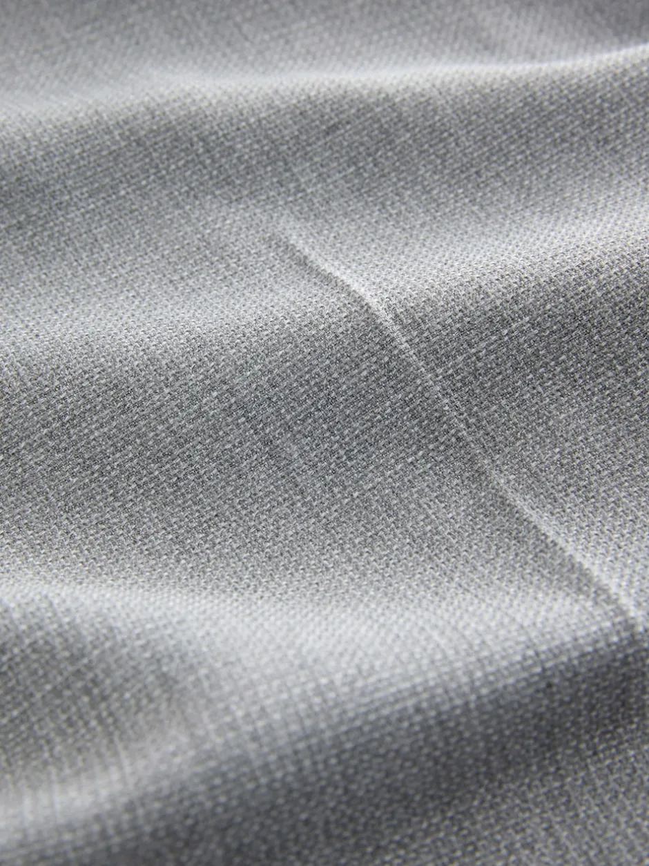 Next Gris clair - Pantalons élégants texturés coupe classique avec ceinture extensible Sale