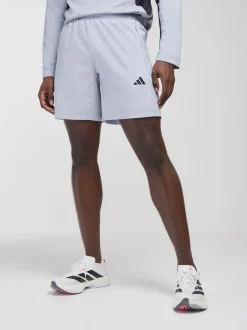 adidas Gris clair - Short tissé Workout Essentials Base Online