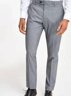 Next - Slim Fit (Slim Fit) - Pantalon intelligent stretch Gris clair Outlet