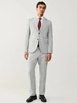 Next Gris clair - - Veste de costume stretch Motionflex Slim Fit (Slim Fit) Hot