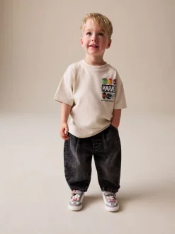 Next Gris clair - T-shirt Marvel en coton à manches courtes (3mois-8ans) Clearance