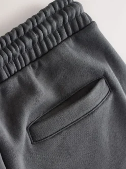 Next - Ajustement droit - Pantalon de jogging épais décontracté à dos brossé Gris d'ardoise Outlet