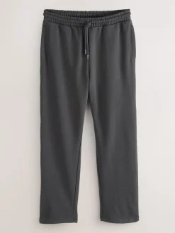 Next - Ajustement droit - Pantalon de jogging épais décontracté à dos brossé Gris d'ardoise Outlet