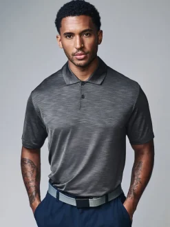 Next - Polos d’entraînement en maille Active Golf Gris d'ardoise Clearance