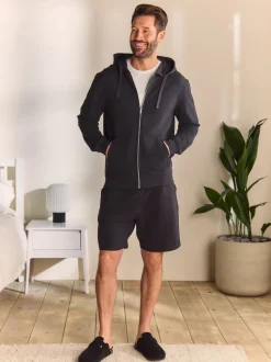 Next - Sweat à capuche zippé léger Gris d'ardoise Sale