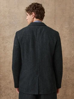 Next Gris de charbon de bois - Veste de Costume décontractée en laine Blend Hot